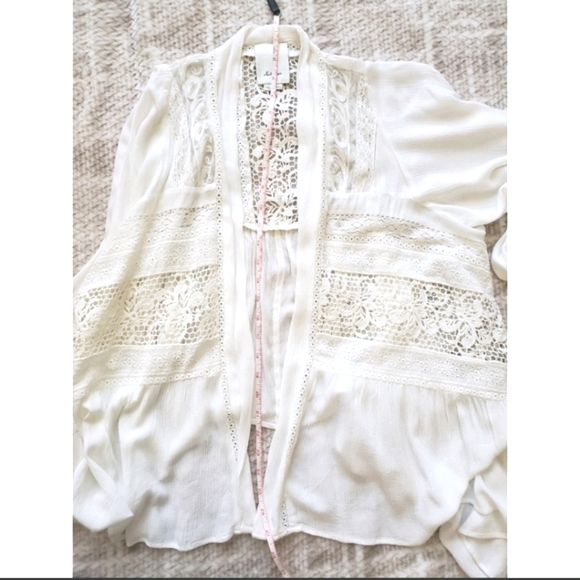 Anthropologie Crochet Lace Cardigan - Picture 6 of 12